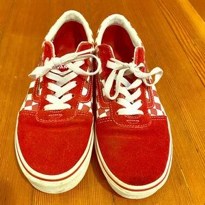 🐞 Red Checkered Old Skool Vans 🐞 2/$50